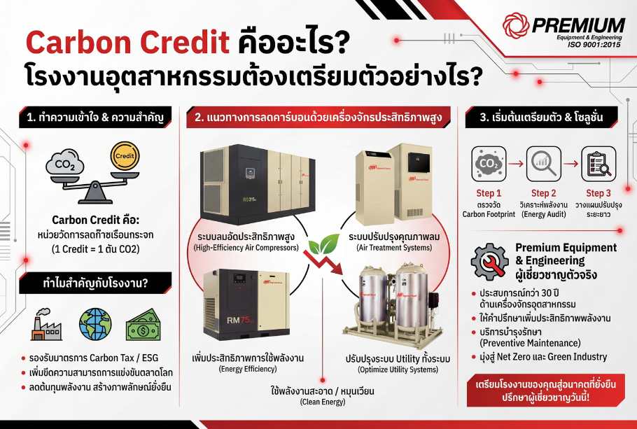 Carbon Credit คืออะไร? โรงงานอุตสาหกรรมต้องเตรียมตัวอย่างไร? 